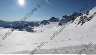 Photo Texture of Background Snowy Mountains